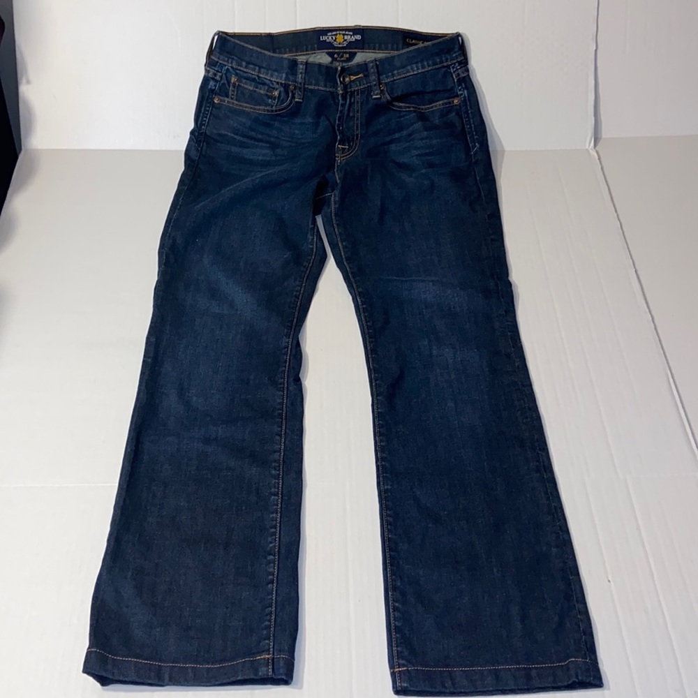 Lucky Brand Classic Rider Size 6/28 Women’s Bootcut Denim Blue Jeans